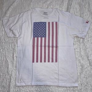 5.11 Tactical White Tee with Flag Design